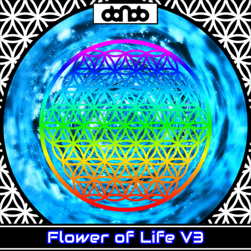 600x048 - Flower of Life V3 Neon - Bild 2